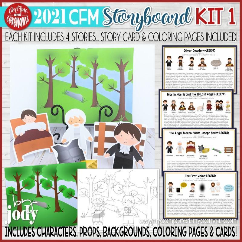 2021 Primary/Family - Doctrine and Covenants: Coloring Kit - The