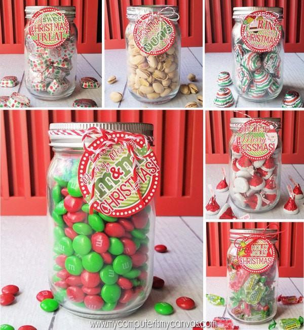 Christmas Mason Jar Gift Tags PRINTABLE – My Computer is My Canvas
