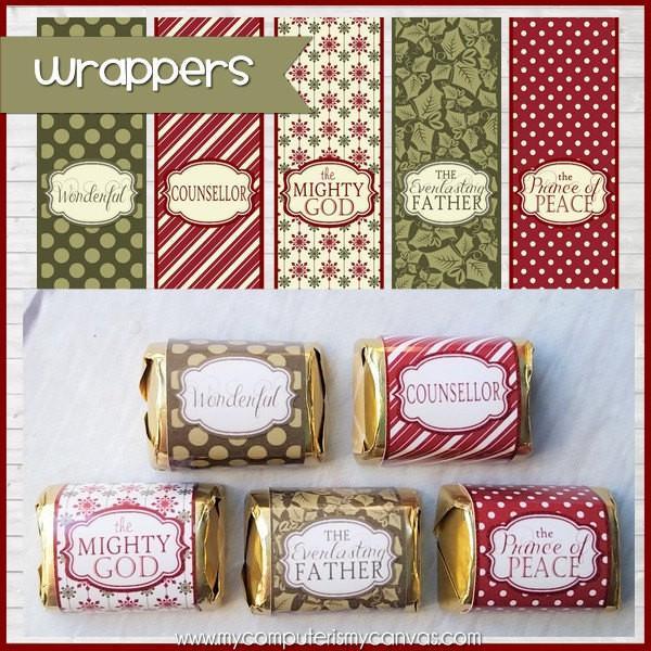 Christmas Nugget Wrappers Names of the Savior PRINTABLE – My Computer is My Canvas christmas-nugget-wrappers-names-of-the-savior-printable-my-computer-is-my-canvas