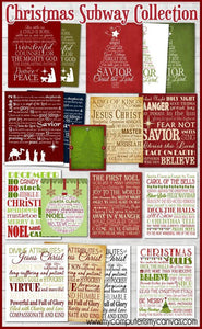 Christmas Subway Art Collection PRINTABLES {Discounted Bundle}-My Computer is My Canvas