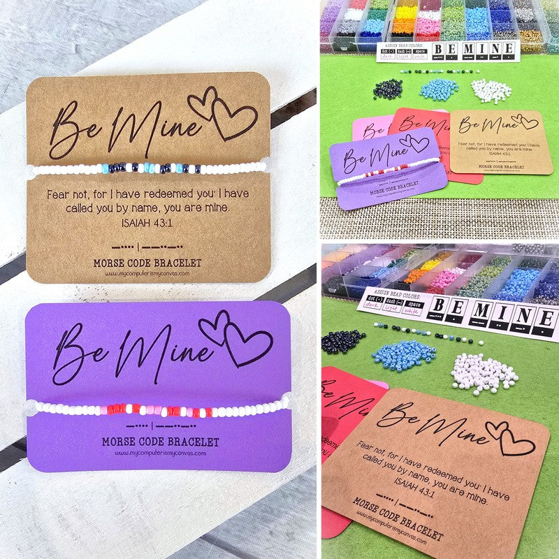 MORSE CODE BRACELET Printable {BE MINE} FREEBIE – My Computer is My Canvas