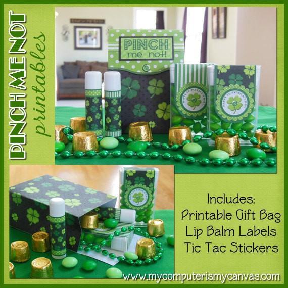 St. Patrick's Day Pinch Me Not PRINTABLES {Clearance}-My Computer is My Canvas