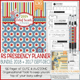 2018 RS Presidency Planner {+Sept-Dec 2017} PRINTABLE-My Computer is My Canvas