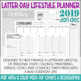2019 Latter-day Lifestyle Planner {Inside Pages Only} PRINTABLE-My Computer is My Canvas