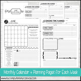 2019 Primary MUSIC LEADER Planner PRINTABLE-My Computer is My Canvas