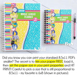 2019 Primary MUSIC LEADER Planner PRINTABLE-My Computer is My Canvas