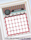 2020 Decorative Desk Calendar - Holiday Themed {EDITABLE} Printable
