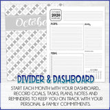 2020 EVERYDAY Personal Planner {Inside Pages Only} EDITABLE Printable