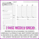 2020 Latter-day Lifestyle Planner {Inside Pages Only} EDITABLE Printable