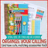 2020 PRIMARY PRESIDENCY PLANNER Printable (EDITABLE)