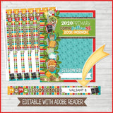 2020 Primary Kit {BINDER, WRISTBANDS, DOOR SIGNS) PRINTABLES