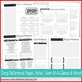 2020 Primary MUSIC LEADER Planner {EDITABLE} PRINTABLE