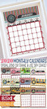 2021 Decorative Desk Calendar - Holiday Themed {EDITABLE} Printable
