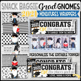 2021 Graduation BUNDLE (Nugget, Subway Art, Gift Basket & GNOMES) PRINTABLE