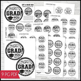 2021 Graduation BUNDLE (Nugget, Subway Art, Gift Basket & GNOMES) PRINTABLE