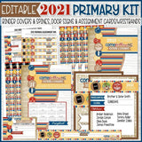 2021 Primary Kit {BINDER, WRISTBANDS, DOOR SIGNS) PRINTABLES