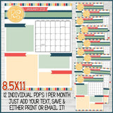 2021 Relief Society {NEWSLETTER TEMPLATES} Printables