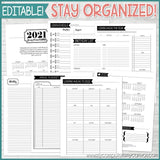 2021 YW Presidency Planner PRINTABLE (EDITABLE)