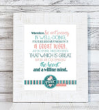 2021 YW Theme {D&C 654:33-34} Scripture Art PRINTABLE