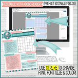 2021 Young Women {NEWSLETTER TEMPLATES} Printables