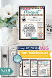 2022 CFM Old Testament "FAUX" Bulletin Board Sheets {AUGUST} PRINTABLE