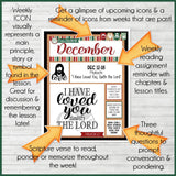 2022 CFM Old Testament "FAUX" Bulletin Board Sheets {DECEMBER} PRINTABLE