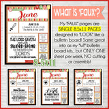 2022 CFM Old Testament "FAUX" Bulletin Board Sheets {JUNE} PRINTABLE