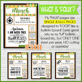 2022 CFM Old Testament "FAUX" Bulletin Board Sheets {MARCH} PRINTABLE