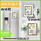 2022 CFM Old Testament "FAUX" Bulletin Board Sheets {MARCH} PRINTABLE