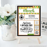 2022 CFM Old Testament "FAUX" Bulletin Board Sheets {MARCH} PRINTABLE