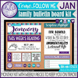 2022 CFM Old Testament Family Bulletin Board Kit {JANUARY} PRINTABLE