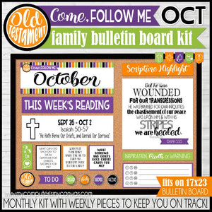 2022 CFM Old Testament Family Bulletin Board Kit {OCTOBER} PRINTABLE