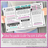2022 CFM Old Testament Placemat Activity Sheets {FEBRUARY} PRINTABLE