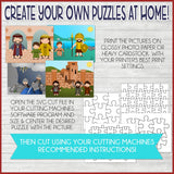 Old Testament Puzzle Cut Collection {KIT 4} PRINTABLE