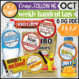 2022 CFM Old Testament Weekly Handout Tags {OCTOBER} PRINTABLE