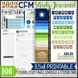 2022 Come Follow Me STUDY Journal {Old Testament} PRINTABLE