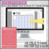 2022 Relief Society Planner PRINTABLE (EDITABLE)