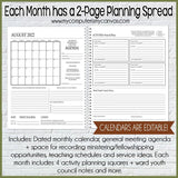 2022 YM Quorum Presidency & YM Leader Planner {EDITABLE} PRINTABLE