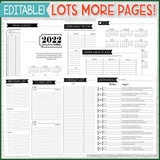 2022 YW Presidency Planner PRINTABLE (EDITABLE)