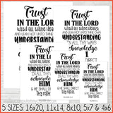 2022 YW Theme Scripture Art {Proverbs 3:5-6} PRINTABLE
