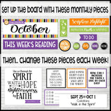 2023 CFM New Testament Family Bulletin Board Kit {OCTOBER} PRINTABLE