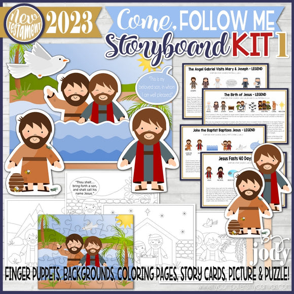 2023 CFM Story Board Kit 1 {NEW Testament} PRINTABLE