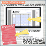 2023 RELIEF SOCIETY Presidency Planner {EDITABLE} PRINTABLE