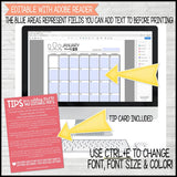 2023 YOUNG WOMEN Presidency Planner {EDITABLE} PRINTABLE