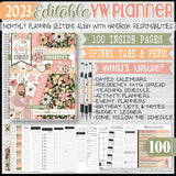 2023 YOUNG WOMEN Presidency Planner {EDITABLE} PRINTABLE