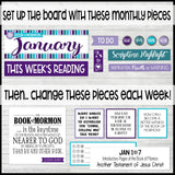 2024 CFM BOOK OF MORMON Family Bulletin Board Kit {JANUARY} PRINTABLE