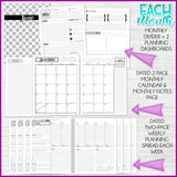 2024 Latter-day Lifestyle Planner {Inside Pages Only} EDITABLE Printable