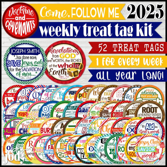 2025 CFM Weekly Handout Tags JAN-DEC {D&C} Printable