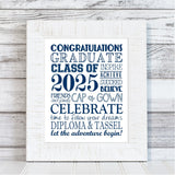 2025 Graduation BUNDLE (Nugget, Subway Art, Gift Basket & GNOMES) PRINTABLE