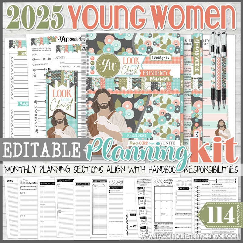 YOUNG WOMEN Kits &amp; Printables – Bloom to Balm | My Computer is My Canvas